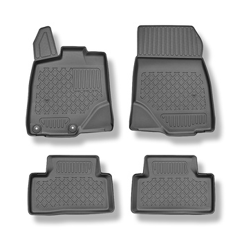 TPE Fußmatten Auto für Peugeot 3008 III (electric) SUV (04.2024-....) - schwarz 