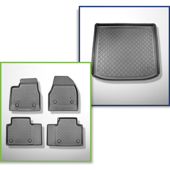 Set Kofferraumschale und angepasste Autoteppiche TPE für: Aiways U5 SUV (12.2020