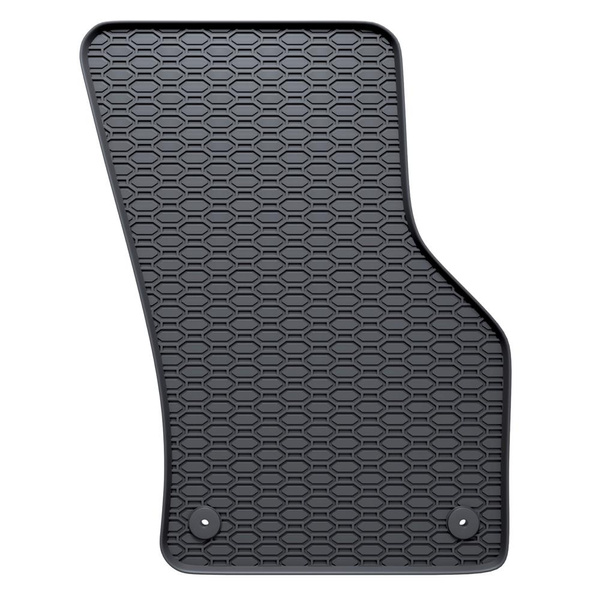Gummifußmatten Auto für Seat Leon IV Hatchback, Sportstourer (2020-....) - Gummimatten Gummi Fußmatten - schwarz - 2 Stk.