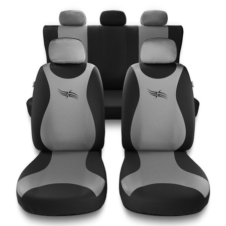 Universal Sitzbezüge Auto für Peugeot 307 I, II (2001-2012) - Autositzbezüge Schonbezüge für Autositze - TR-S