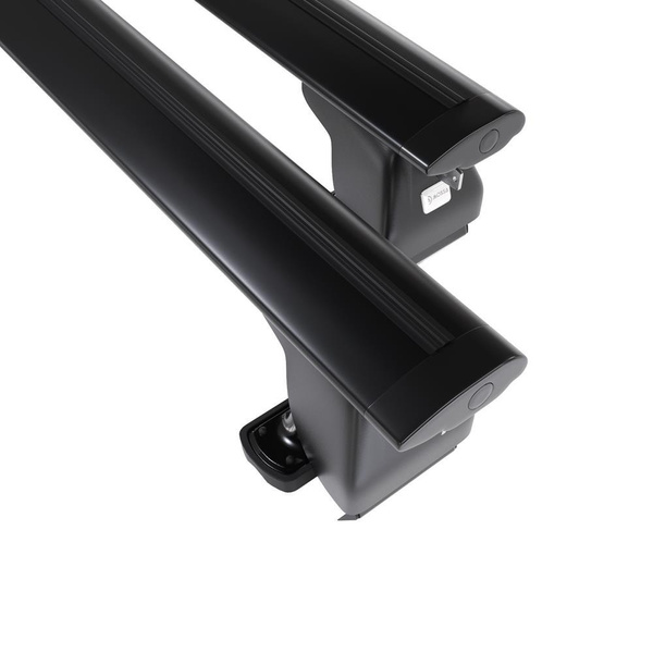 Aluminium-Dachträger für Renault Captur I (2013-2019) - schwarz Dachträger Dachgepäckträger - ohne Montagelemente