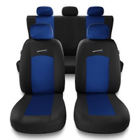 Universal Sitzbezüge Auto für Audi A4 B5, B6, B7, B8, B9 (1995-2024) - Autositzbezüge Schonbezüge für Autositze - S-BL
