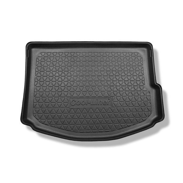 Kofferraumwanne für Renault Scenic IV MPV (12.2016-09.2022) - Kofferraummatte rutschfest Schutzmatte - 5 Sitze; Ladeboden oben (gerade Ladefläche); Varioboden im hoechsten Ebene