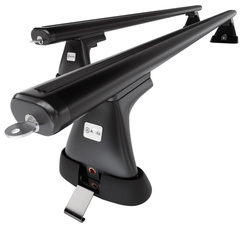 Aluminium-Dachträger für Citroen Xsara Picasso (2000-2006) - schwarz Dachträger Dachgepäckträger - Montagepunkte