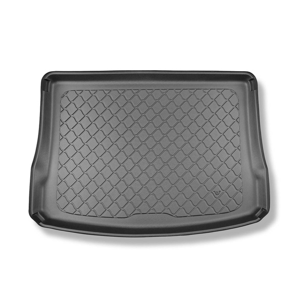 Kofferraumwanne für Volkswagen ID.3 Hatchback (11.2019-....) - Kofferraummatte rutschfest Schutzmatte - obere Ladefläche; Varioboden im hoechsten Ebene