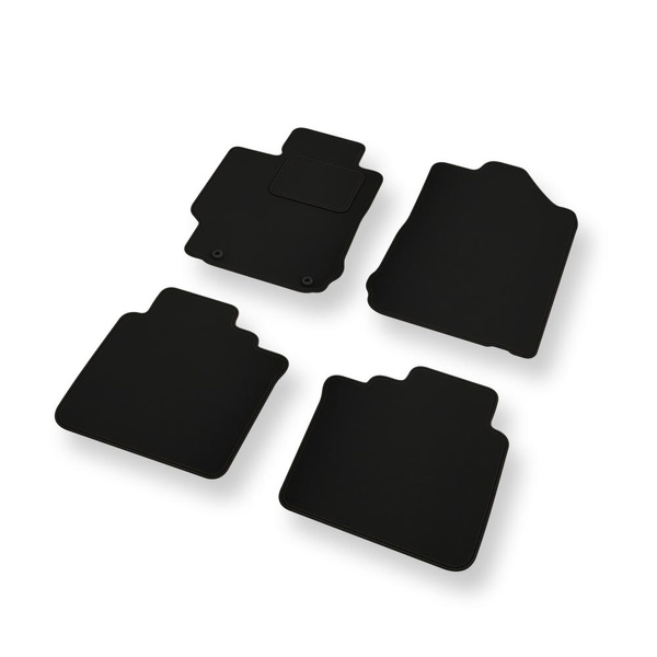 Fußmatten Auto für Toyota Camry VII Limousine (2011-2017) - schwarze Automatten Autoteppiche