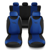 Universal Sitzbezüge Auto für Peugeot 308 I, II, III (2007-....) - Autositzbezüge Schonbezüge für Autositze - TR-BL