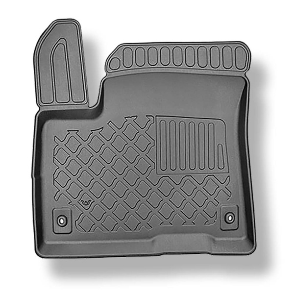 Set Kofferraumschale und angepasste Autoteppiche TPE für: Kia e-Soul SUV (05.2019-2024) - oberer Kofferraum (für Multiboden);doppelter Kofferraumboden in der oberen Position