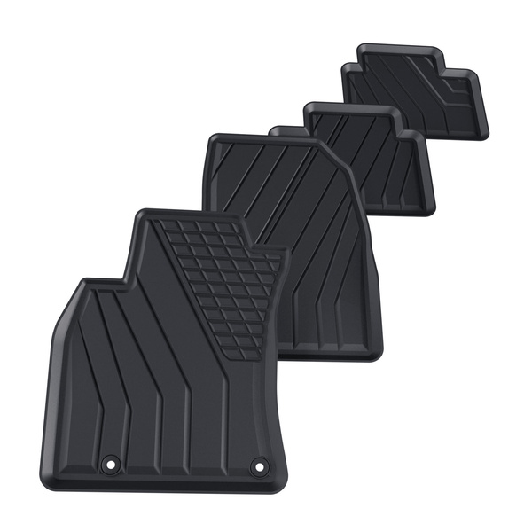 TPE Fußmatten Auto für Kia K4 Hatchback (2024-....) - schwarz Automatten Autoteppiche