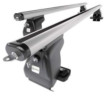 Aluminium-Dachträger für Volvo C40 (2022-....) - silbern Dachträger Dachgepäcktr