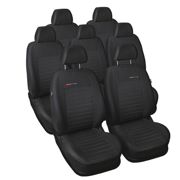 Maßgeschneiderte Sitzbezüge Auto für Volkswagen Sharan II Van (2010-2022) - Autositzbezüge Schonbezüge für Autositze - 7 Sitzer - E4