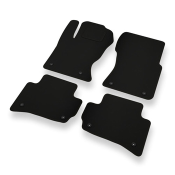 Fußmatten Auto für Jaguar F-Pace SUV (2016-....) - schwarze Automatten Autoteppi