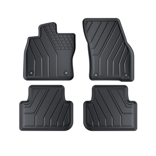 TPE Fußmatten Auto für Cupra Formentor Crossover (2024-....) - schwarz Automatten Autoteppiche