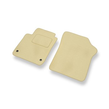 Fußmatten Auto für Skoda Citigo I Hatchback (2011-2020) - Premium Velours beige 