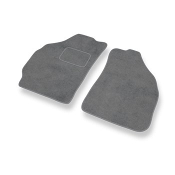 Fußmatten Auto für Daewoo Matiz Hatchback (1998-2008) - Premium Velours graue Au