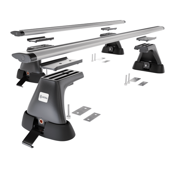 Aluminium-Dachträger für Peugeot Partner mk I (1997-2002) - silbern Dachträger Dachgepäckträger - Montagepunkte