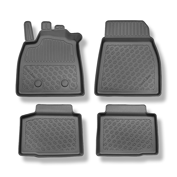 TPE Fußmatten Auto für Dacia Bigster Full Hybrid (hybrid 155) SUV (03.2025-....) - schwarz Automatten Autoteppiche