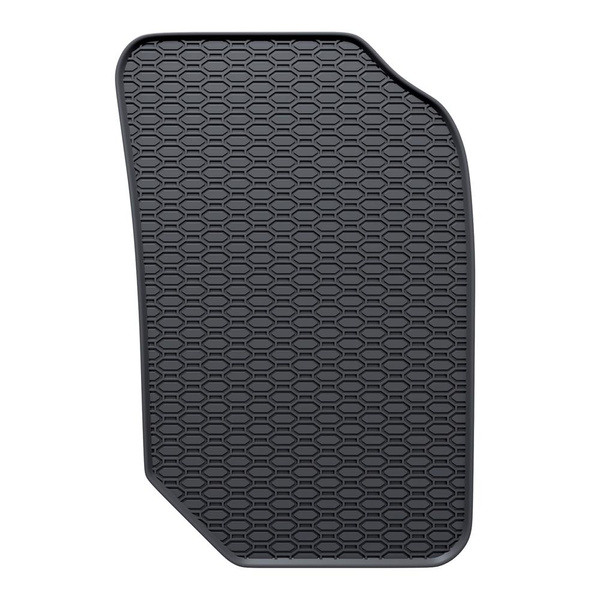 Gummifußmatten Auto für Peugeot 208 II Hatchback (2019-....) - Gummimatten Gummi Fußmatten - schwarz - 4 Stk.