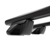 Aluminium-Dachträger für Volkswagen Golf Plus mk VI (2009-2014) - schwarz Dachträger Dachgepäckträger - reling