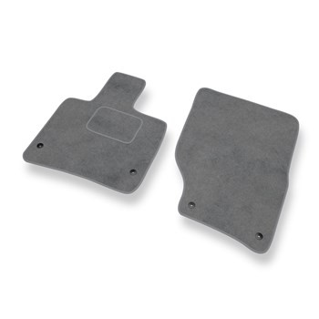 Fußmatten Auto für Audi Q7 I SUV (2005-2015) - Premium Velours graue Automatten 