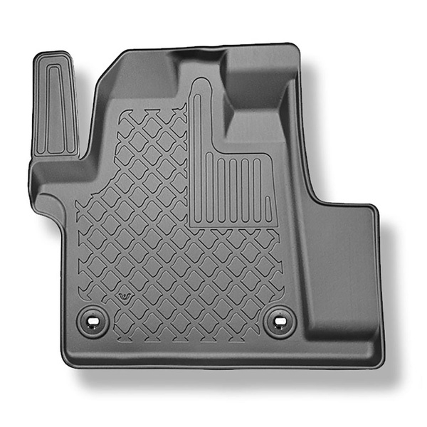 TPE Fußmatten Auto für Peugeot Expert III Van (01.2016-....) - schwarz Automatten Autoteppiche - 2/3 Sitze; kurze und lange Version