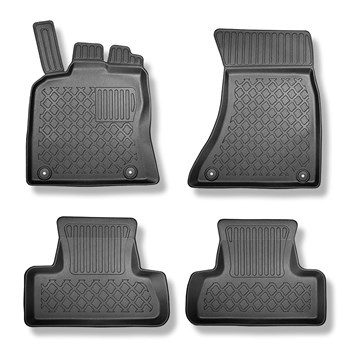 TPE Fußmatten Auto für Audi Q5 I 8R SUV (11.2008-12.2016) - schwarz Automatten A