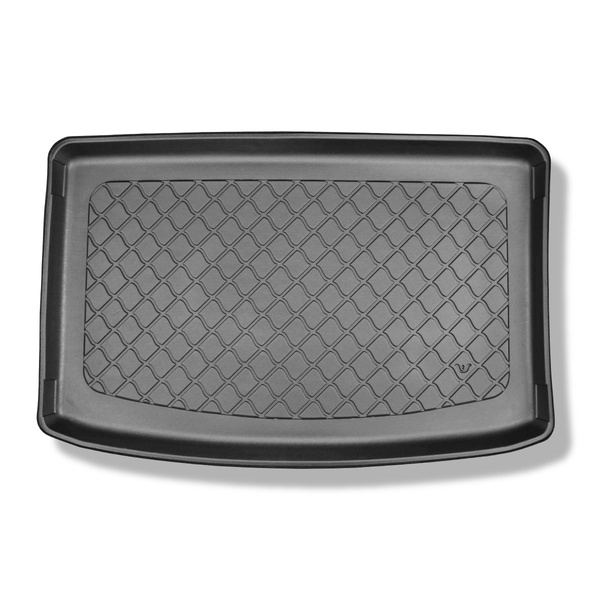 Kofferraumwanne für Kia Stonic SUV (10.2017-....) - Kofferraummatte rutschfest Schutzmatte - erh. Ladefläche; Modelle mit Varioboden; nicht fuer Hybrid