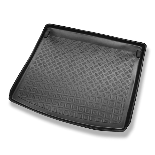 Kofferraumwanne für Volkswagen Caddy Life, Comfortline, Trendline Kombi (2004-10.2020) - Kofferraummatte rutschfest Schutzmatte - 5-Sitzer; mit Plastikverkleidung auf den Kofferraumwänden