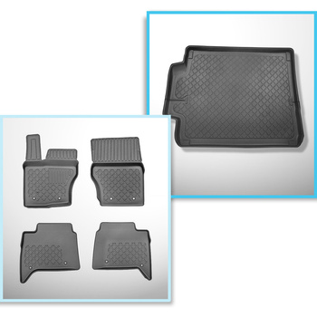 Set Kofferraumschale und angepasste Autoteppiche TPE für: Land Rover Discovery V