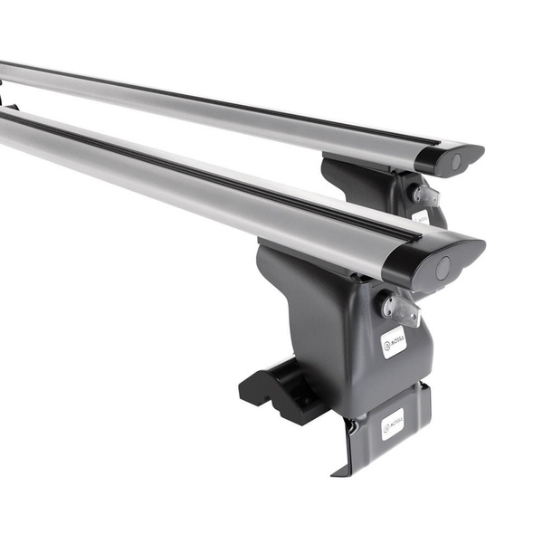 Aluminium-Dachträger für Skoda Citigo (2012-2019) - silbern Dachträger Dachgepäckträger - ohne Montagelemente