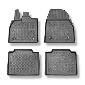 TPE Fußmatten Auto für Toyota bZ4X SUV (07.2022-....) - schwarz Automatten Autot