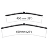 Vordere Scheibenwischer für BMW 1er F20, F21 Coupé, Hatchback, Cabriolet (09.2011-2019) - Wischerblätter Flach