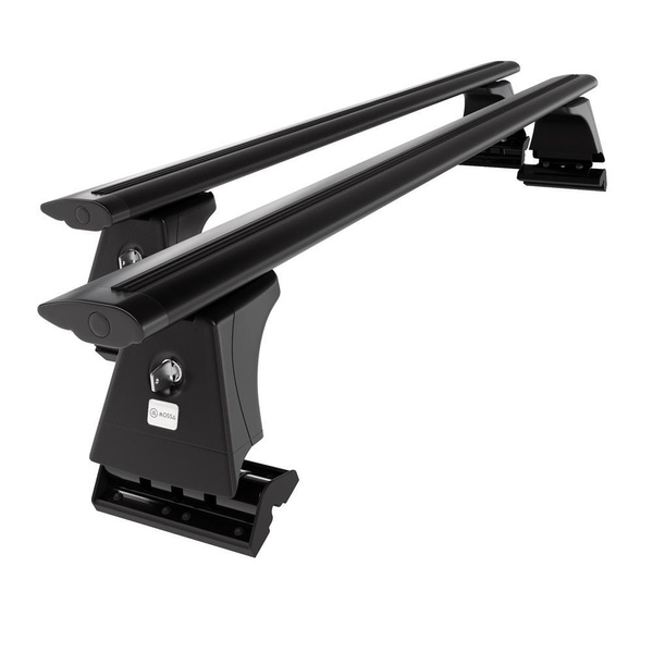 Aluminium-Dachträger für BMW 3er G20 (2019-....) - schwarz Dachträger Dachgepäckträger - Montagepunkte