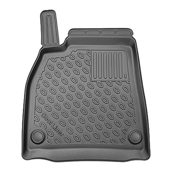 TPE Fußmatten Auto für Tesla Model S Coupé (01.2021-....) - schwarz Automatten Autoteppiche