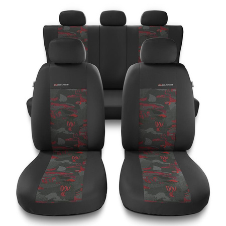 Universal Sitzbezüge Auto für BMW 2er F22, F45 (2013-2019) - Autositzbezüge Schonbezüge für Autositze - UNE-RD