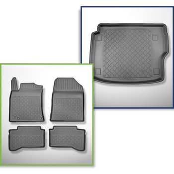 Set Kofferraumschale und angepasste Autoteppiche TPE für: Kia XCeed Plug-in Hybr