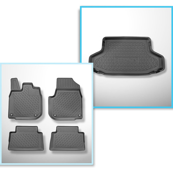 Set Kofferraumschale und angepasste Autoteppiche TPE für: Honda e Hatchback (03.