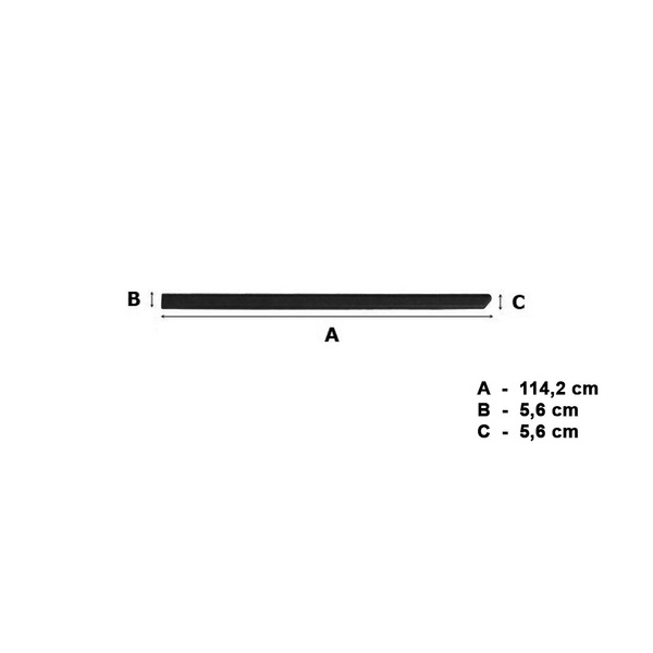 Schwarze Auto Seitenschutzleisten Suzuki Jimny SUV (2019-....)