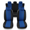 Universal Sitzbezüge Auto für Peugeot 306 (1993-2003) - Autositzbezüge Schonbezüge für Autositze - X.R-BL