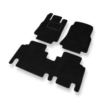 Fußmatten Auto für Mercedes-Benz Vaneo Van (2001-2005) - Premium Velours schwarz