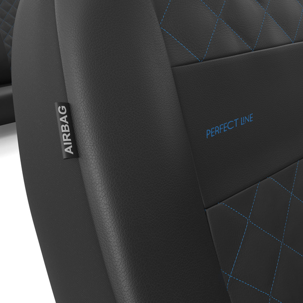 Universal Sitzbezüge Auto für Alfa Romeo Stelvio (2017-....) - Autositzbezüge Schonbezüge für Autositze - PRF-BL