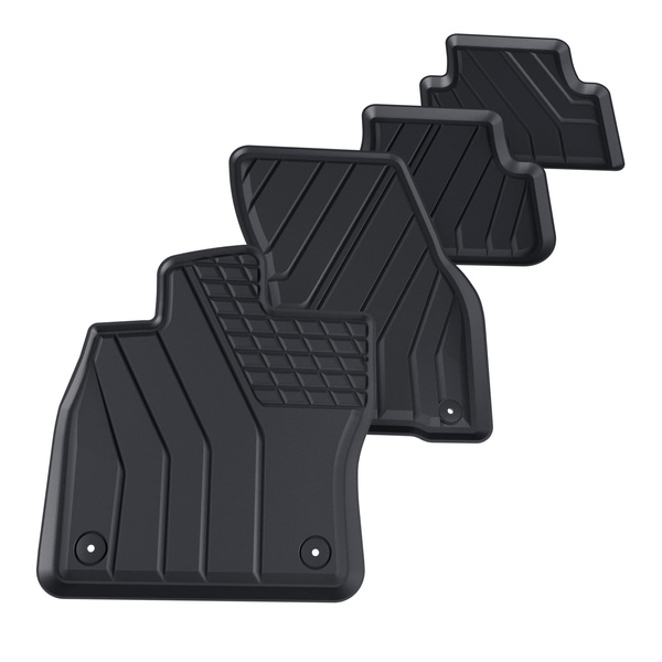 TPE Fußmatten Auto für Cupra Formentor Crossover (2024-....) - schwarz Automatten Autoteppiche