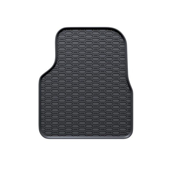 Gummifußmatten Auto für Peugeot 2008 II (2019-....) - Gummimatten Gummi Fußmatten - schwarze