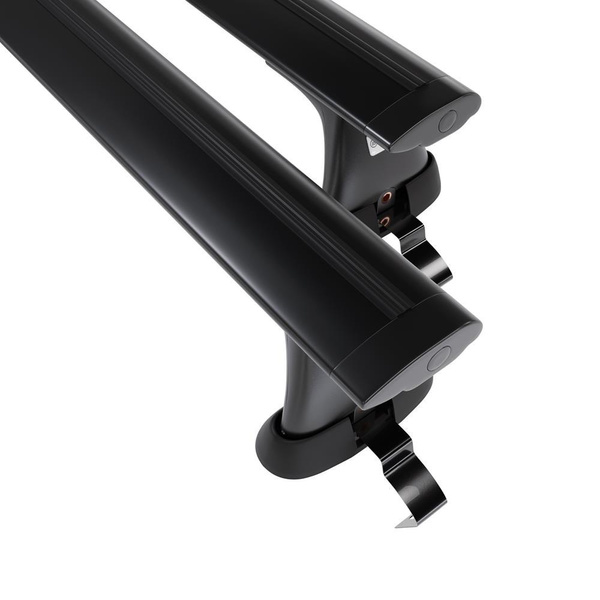 Aluminium-Dachträger für Fiat Grande Punto (2005-2010) - schwarz Dachträger Dachgepäckträger - ohne Montagelemente