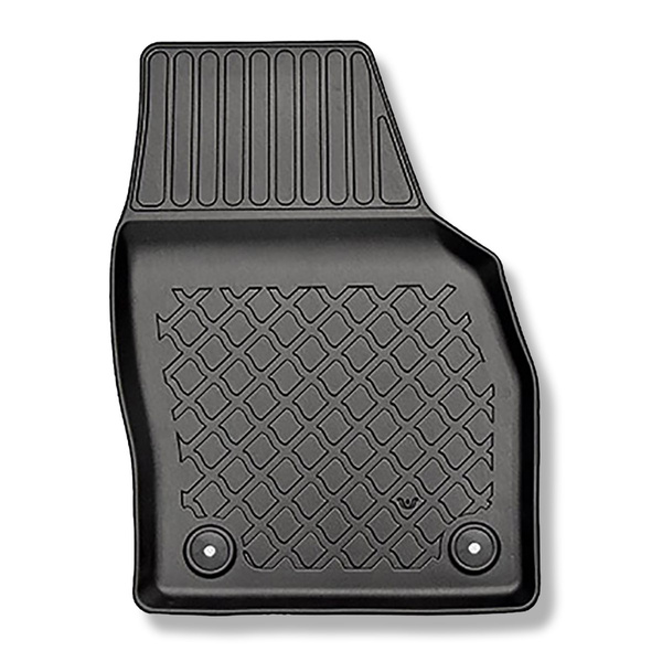 TPE Fußmatten Auto für Skoda Kamiq Crossover (09.2019-....) - schwarz Automatten Autoteppiche