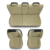 Universal Sitzbezüge Auto für Alfa Romeo 156 I, II (1997-2007) - Autositzbezüge Schonbezüge für Autositze - PG-3