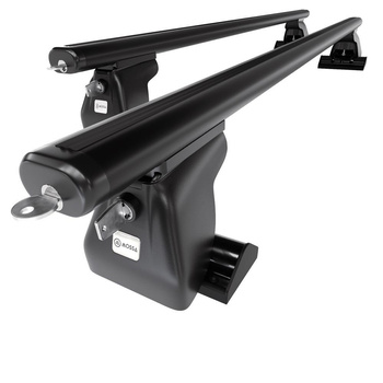 Aluminium-Dachträger für Volkswagen Caravelle T6 (2015-2021) - schwarz Dachträge