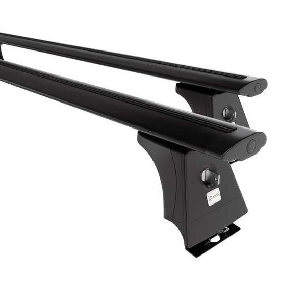 Aluminium-Dachträger für Iveco Daily V (long) (2011-2014) - schwarz Dachträger Dachgepäckträger - Montagepunkte