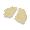Fußmatten Auto für Suzuki Liana Hatchback, Limousine (2001-2007) - Premium Velours beige Automatten Autoteppiche