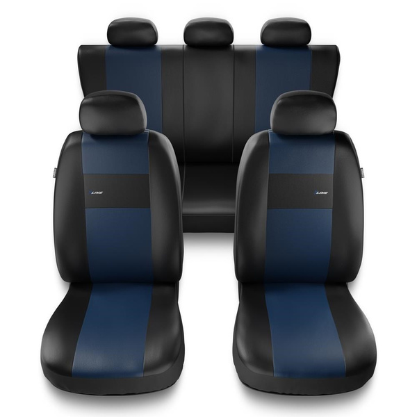 Universal Sitzbezüge Auto für BMW 4er (2013-....) – Autositzbezüge Schonbezüge für Autositze – XL-BL